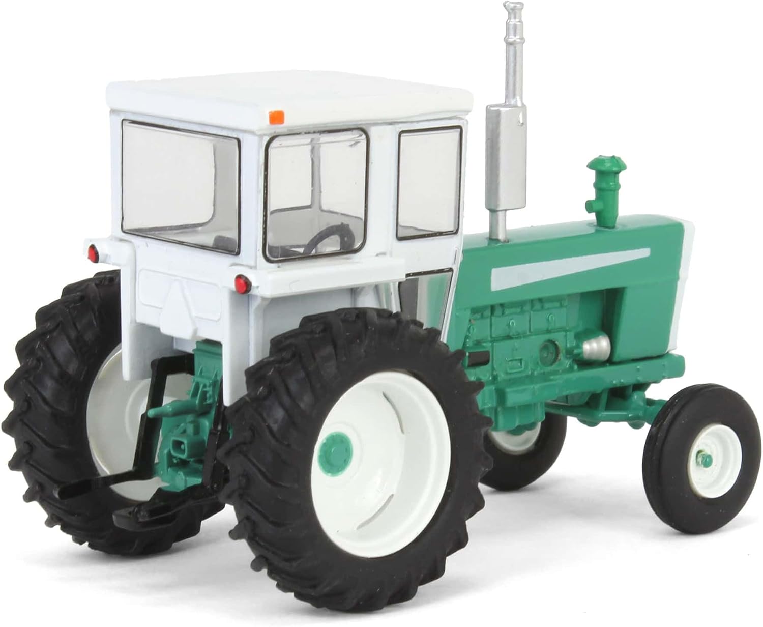 1/64 1973 Tractor with Cab, Green & White, Down on The Farm Series 9 48090-A