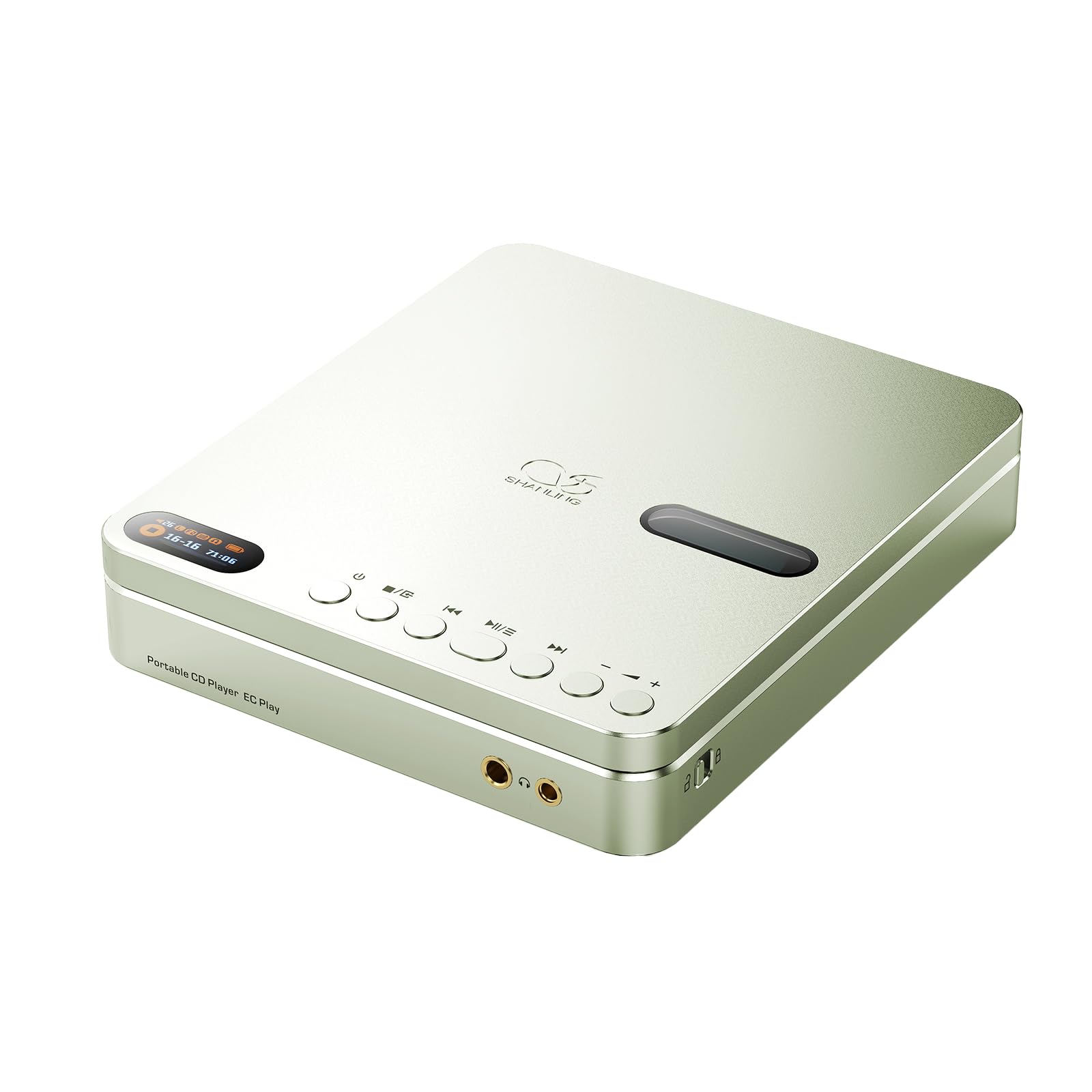 SHANLING EC Play Portable HiFi CD Player, USB DAC, Dual CS43198 DAC + Dual SGM8262,384kHz/32bit DSD256,Two-Way Bluetooth 6.0 LDAC,700mW@32Ω 4.4mm Balanced Output, 3.5mm+Coaxial, Green-image-27