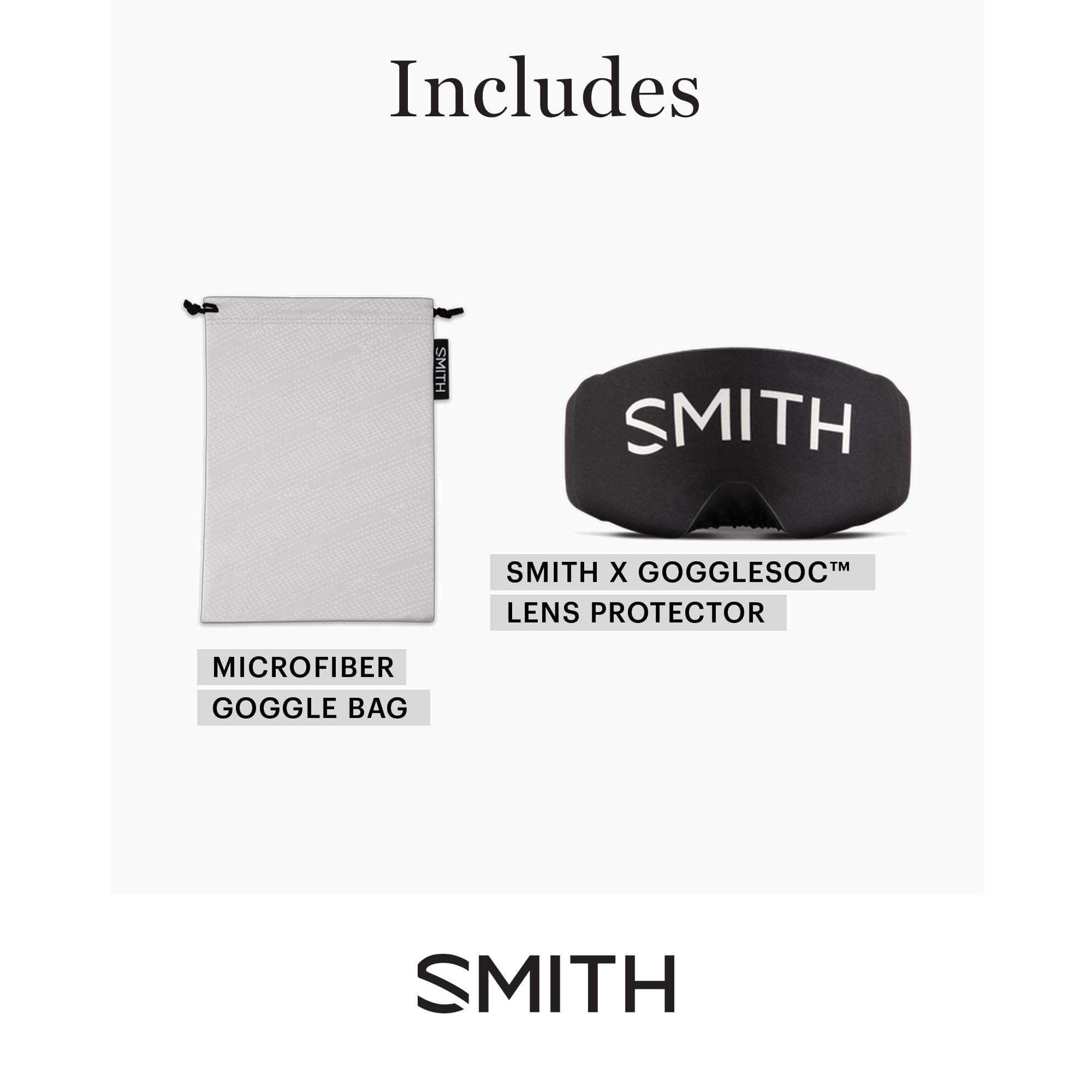 SMITH - Masque De Ski/Snow Squad Photochromique Cat 1 – 3 Black Homme - Homme - U - Noir