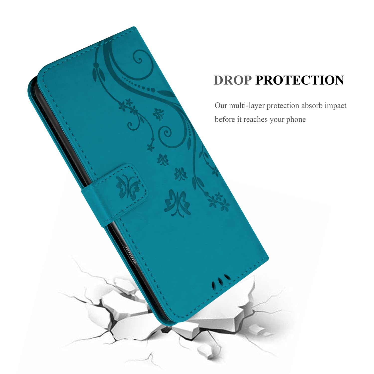 Custodia Libro Portafoglio Cadorabo Per Asus ROG Phone 5 - Pelle Imitazione, Chiusura Magnetica, Vani Carte E Funzione Stand - Bruno Café - 2