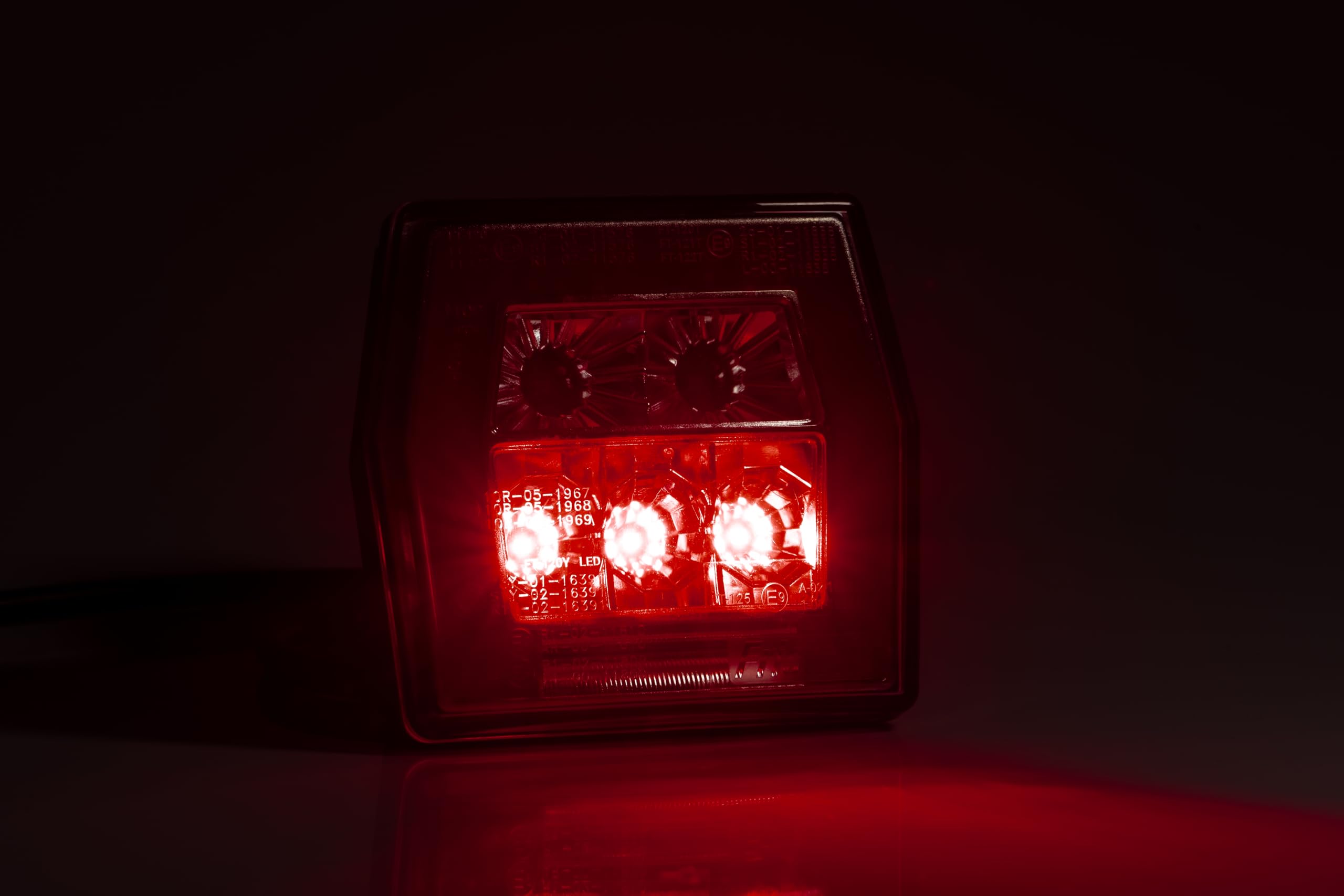 2 luces LED traseras, 4 funciones, bayoneta, 5 pines, iluminación para remolque, caravana, coche