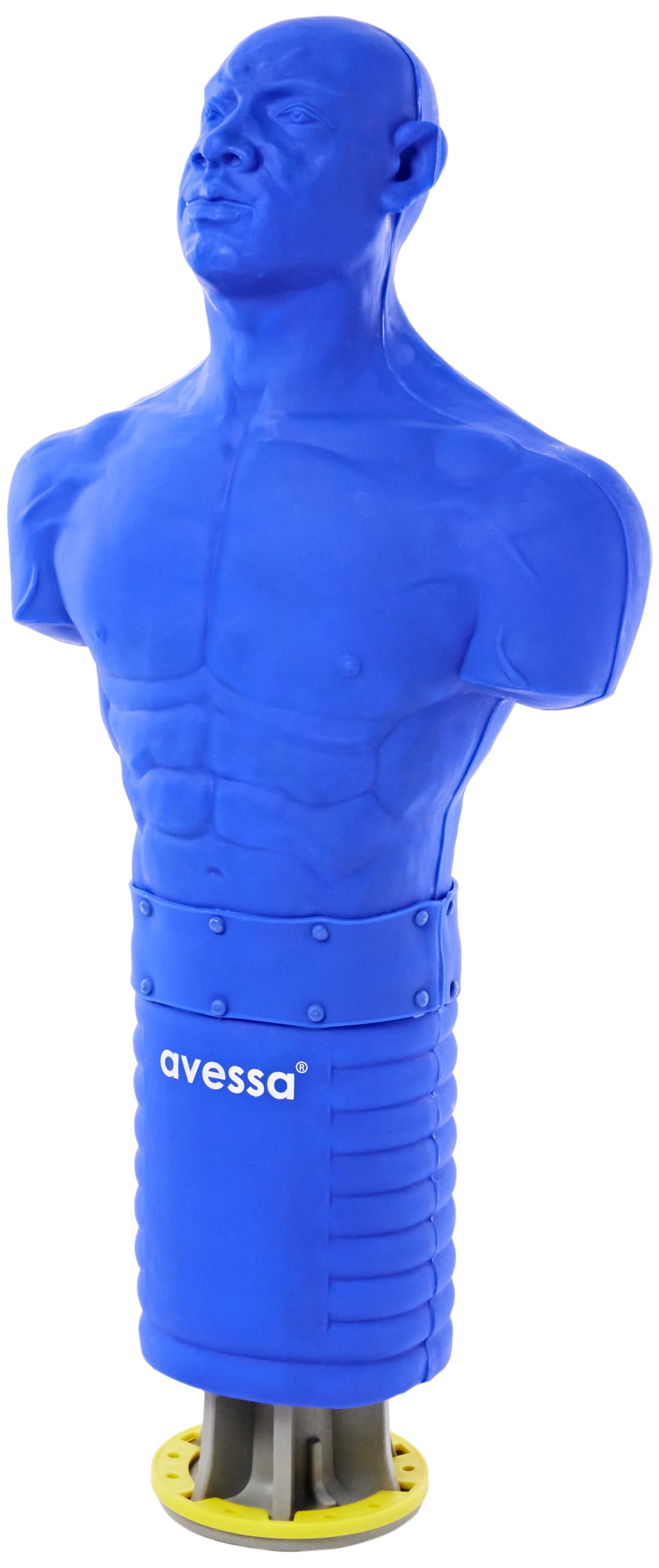 Avessa MB-53023 180 cm Silikon Adam Şekilli Boks Standı Mavi
