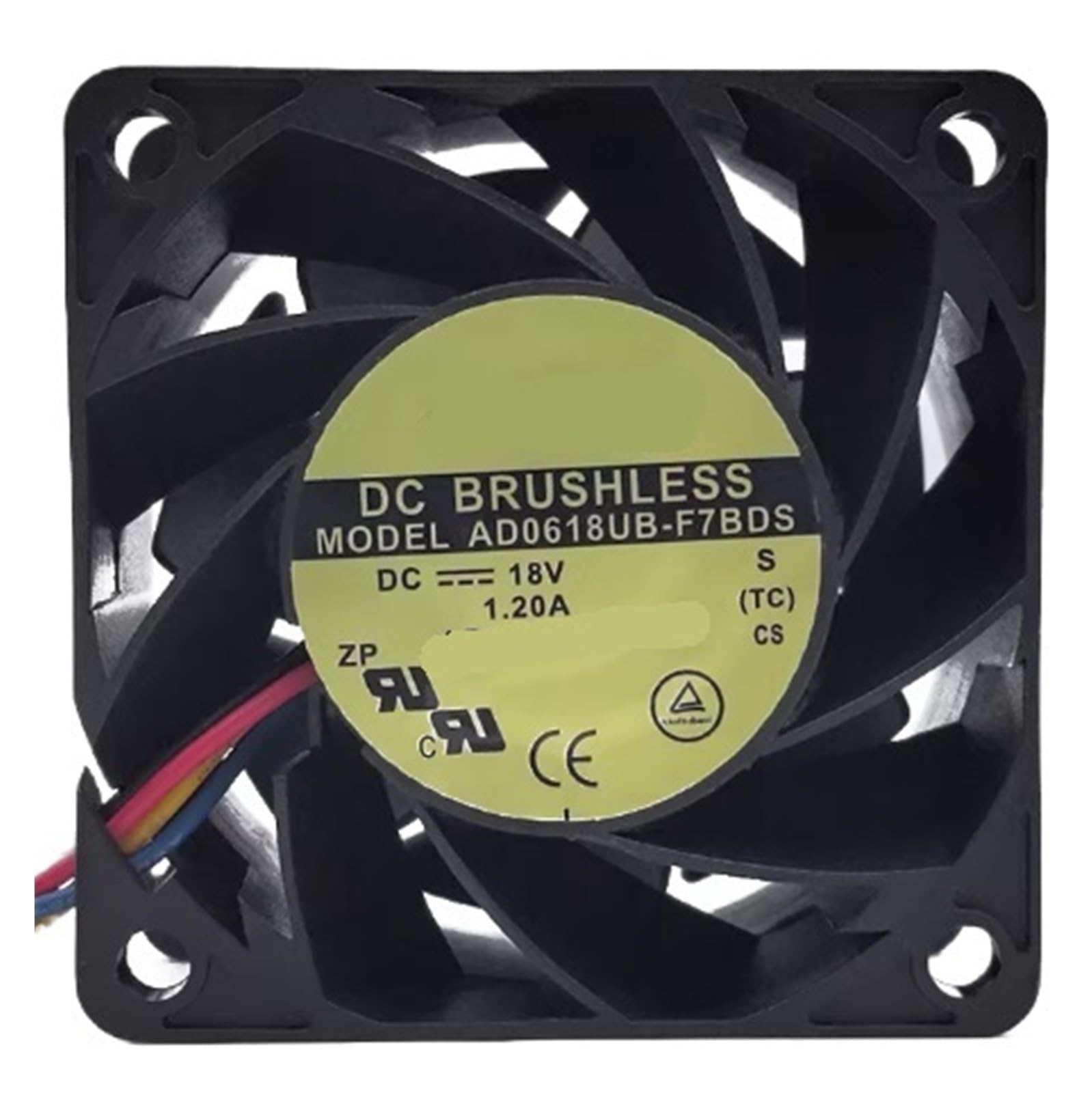 LZIKKGKI AD0618UB-F7BDS DC18V 1.20A Three Lines Cooling Fan(4 Line)