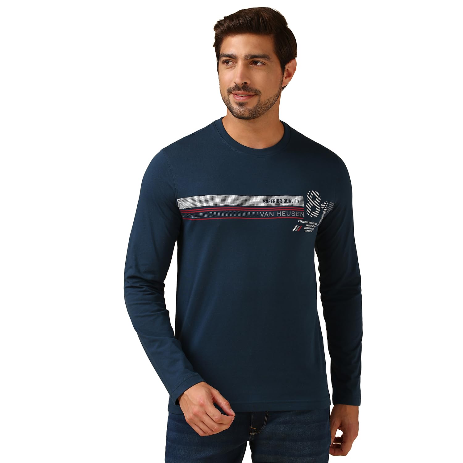 Van Heusen Men's Regular Fit T-Shirt-picture-43