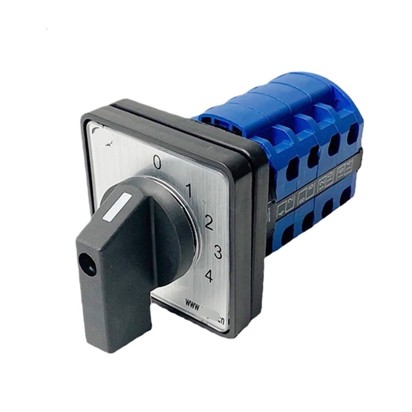 YWZVBSDCS LW26-20/4 Five Positions Selector Cam Switch 4 Poles Multi-position 20A 660V Changeover Rotary Switch 16 Terminals YMW26-20
