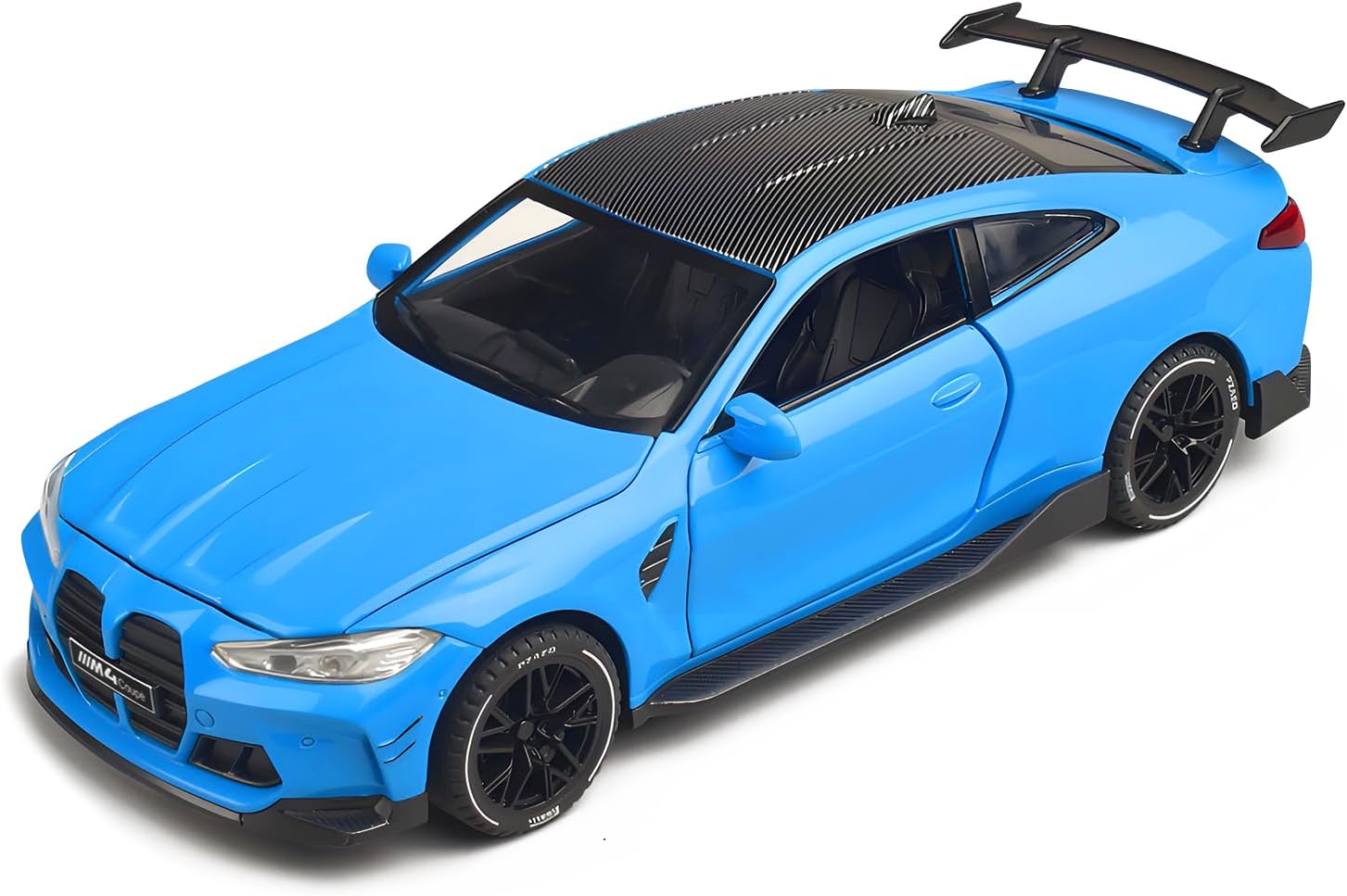 Toy Cars 1:32 Diecast Model Cars, with Light, Sound and Pull-Back Function, Zinc Alloy Car Models for Kids Who Love Automotive Mechanics & Collecting Exotic Sports Cars (Black)