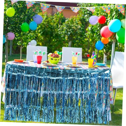 Table Frangée Dégradé à Franges Fluides pour Célébrations, Lot Festif de 20 Pièces