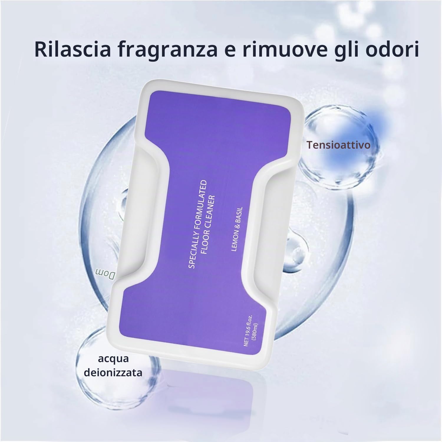 Soluzione detergente for pavimenti Z Ultra/Z10 da 19,6 fl.oz【Compatibile con Narwal Freo Z Ultra/Freo Z10】Detergente multisuperficie for aspirapolvere (19,6 fl.oz)(3pcs)