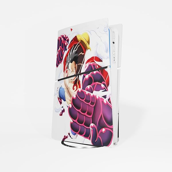 Kit de vinilos Extra Resistentes MaD Vision® para PlayStation 5 (PS5) Digital| Set de vinilos Mate para Consola + 2 mandos - para Anime|Rubber|Zoro|Nami Diseño - 5