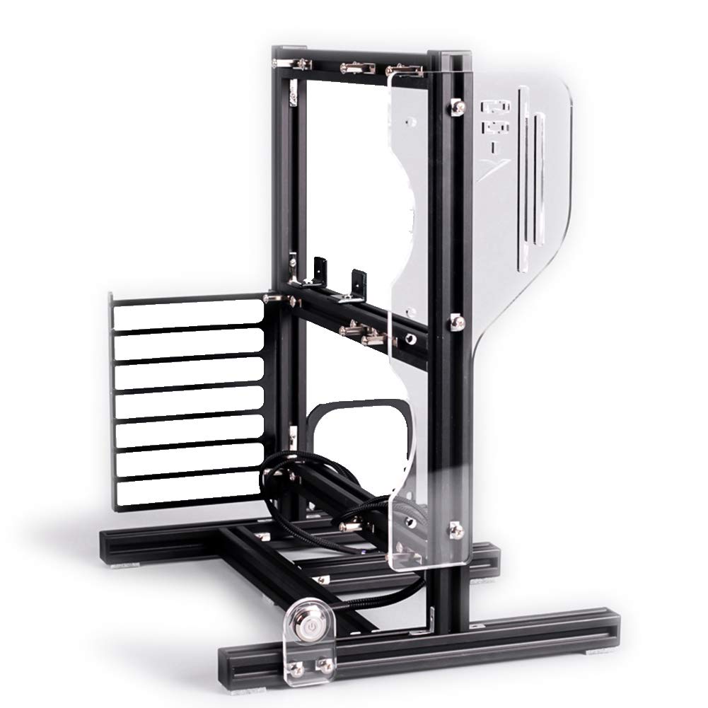 Computer Motherboard Case Rack, 20X20 Aluminum Profile Open Aluminum Frame Open Chassis Case, Good C