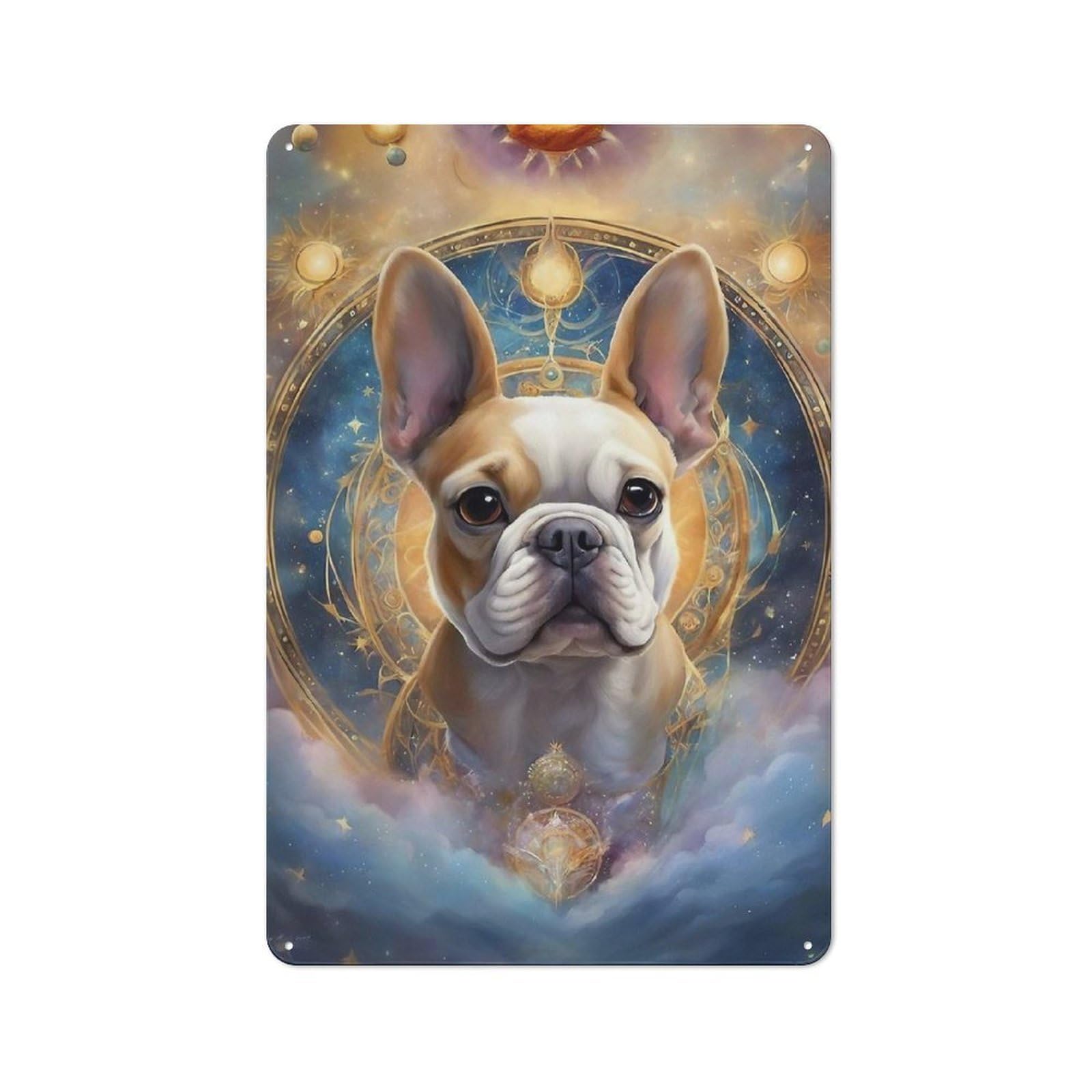 Junmoney Dog00048 Decorative Tin Plaque With Design 30X20cm, Old Style Bar Wall Plaque For Bar, Kitchen, Garage Or Games Room