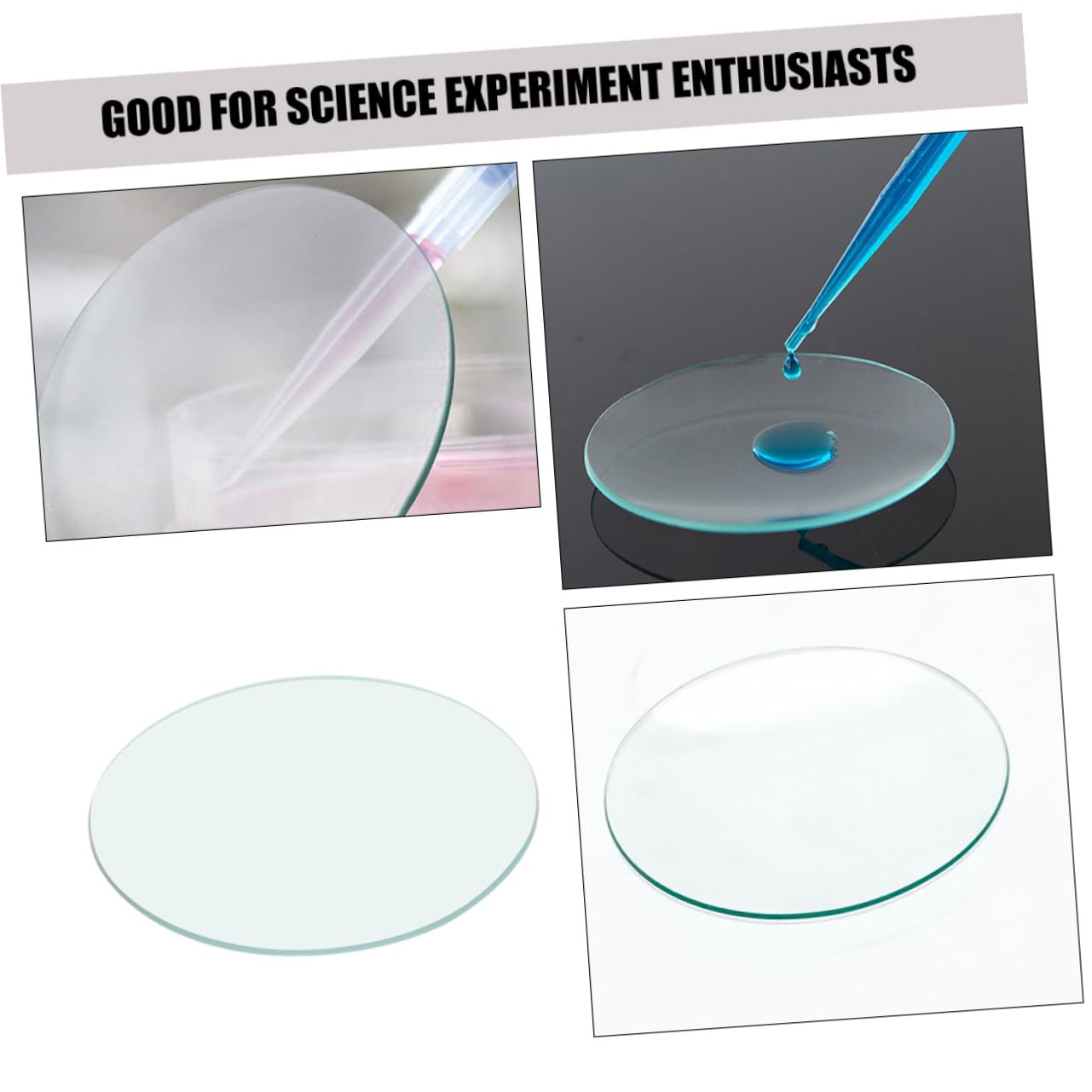 Alipis 10pezzi Vetri per Orologi Trasparenti Coperchi in Vetro per Becher da Laboratorio Resistenza alle Alte Temperature Design Preciso per Misurazioni Accurate Superficie Liscia