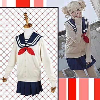 僕のヒーローアカデミア トガヒミコ コスプレ ウィッグ＋衣装セット Amazon.co.jp: [milky time] ウィッグ付き 僕のヒーロー