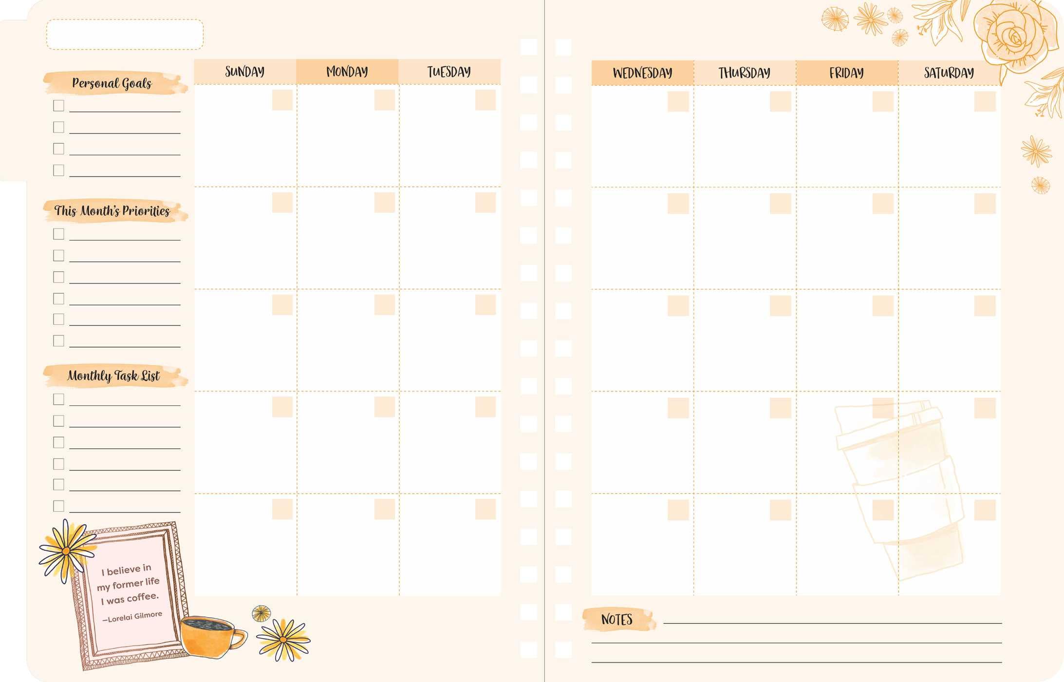 Gilmore Girls 12-Month Undated Planner