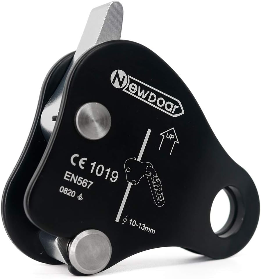 NewDoar Rope Grab Ascender 4KN Riser Adjuster Fits 10mm