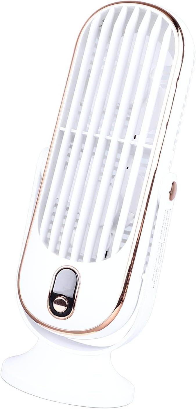 Desktop Tower Fan Ultra Quiet Brushless Motor USB Plug In 5 Gears for Office, Bedroom (White)