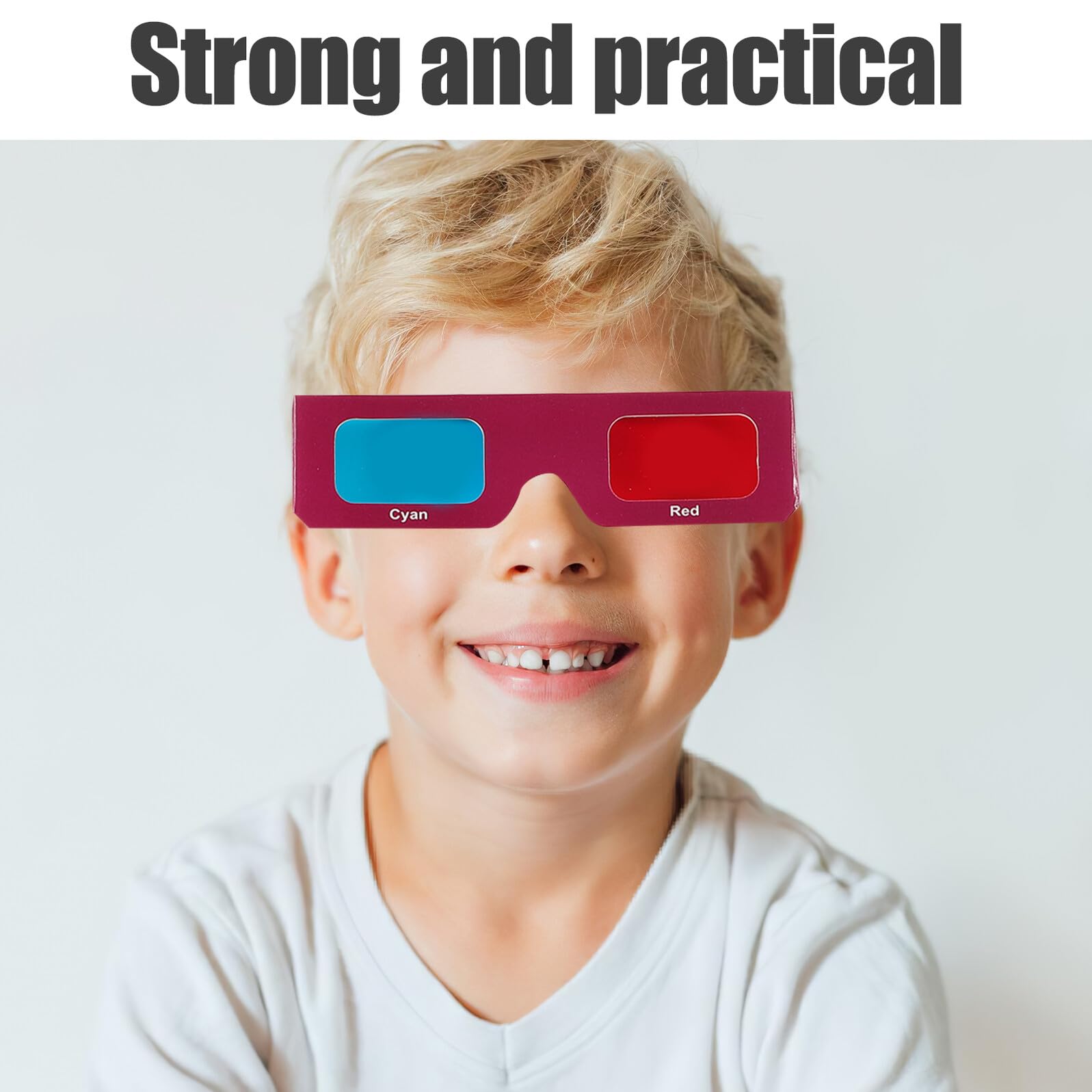 SEWACC 10piezas Gafas de Papel para TV Cine Clásico y Entretenimiento Casa Unidades Estereoscópicas para Películas y Programas de Televisión