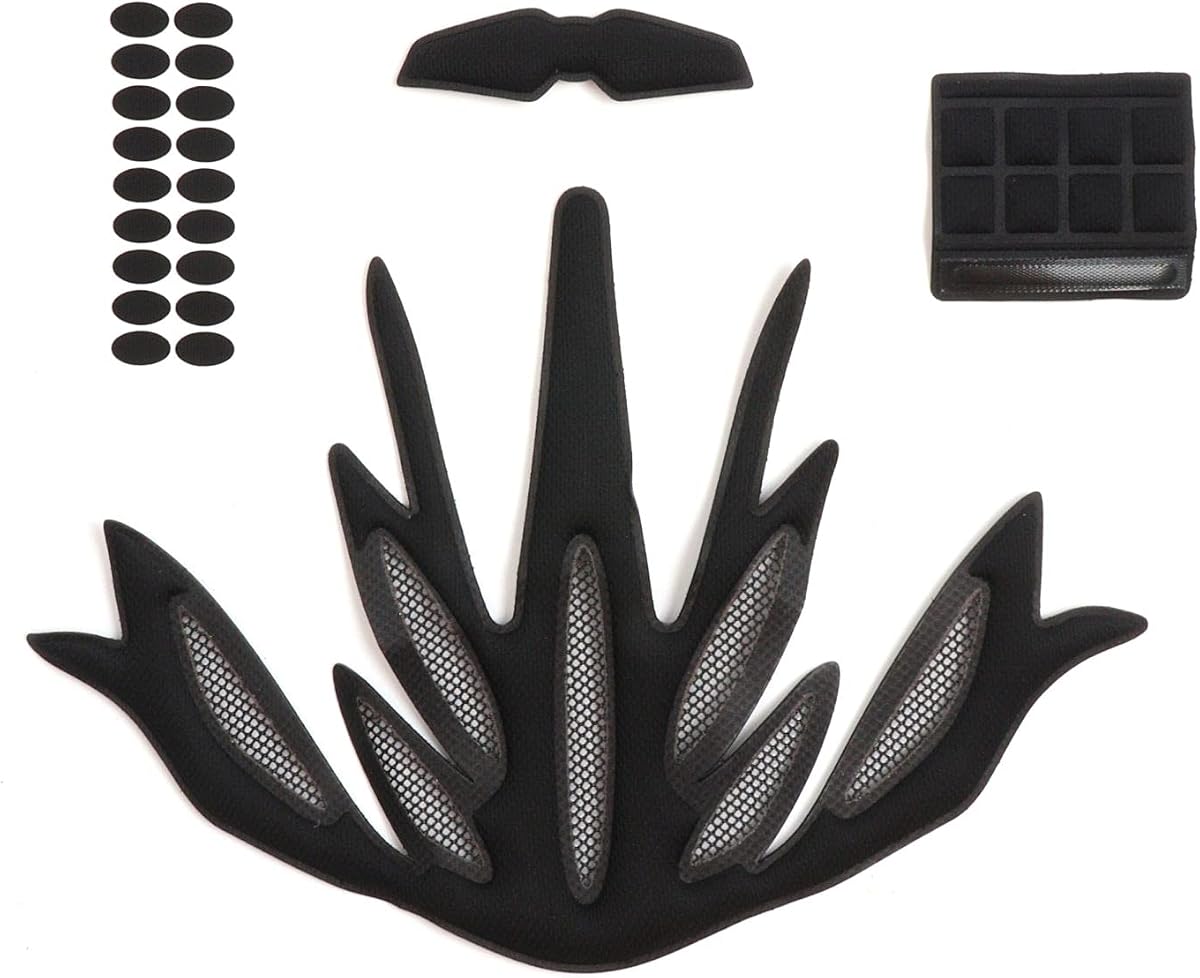 Helmet Inner Padding Net Foam Pads Kit Sealed Sponge Protective Lining Protection Liners Cushion Mat Set for Outdoor Sports Cycling Bike Motorcycle Bicycle Riding Accessories