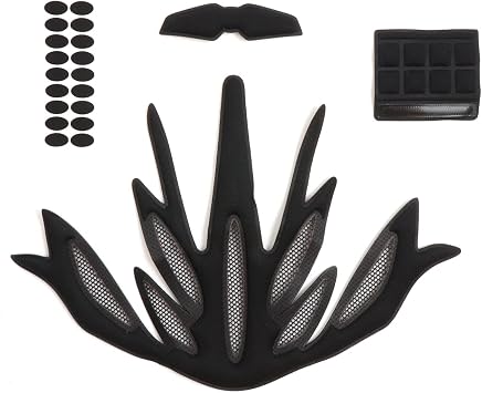 Helmet Inner Padding Net Foam Pads Kit Sealed Sponge Protective Lining Protection Liners Cushion Mat Set for Outdoor Sports Cycling Bike Motorcycle Bicycle Riding Accessories