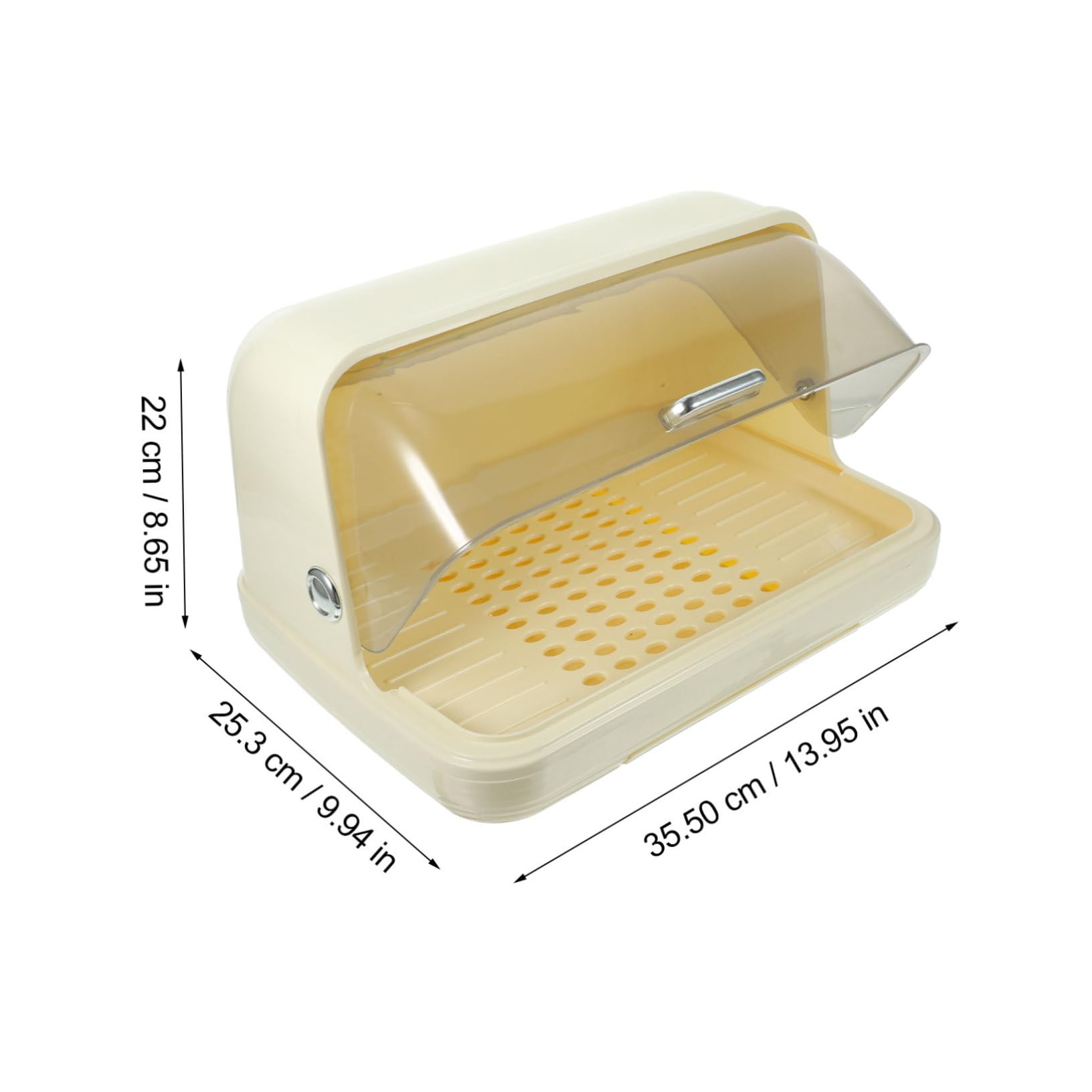 YARNOW Égouttoir à Biberon Couvercle Plateau Détachable Organisateur de Bouteilles Cuisine 1 PC