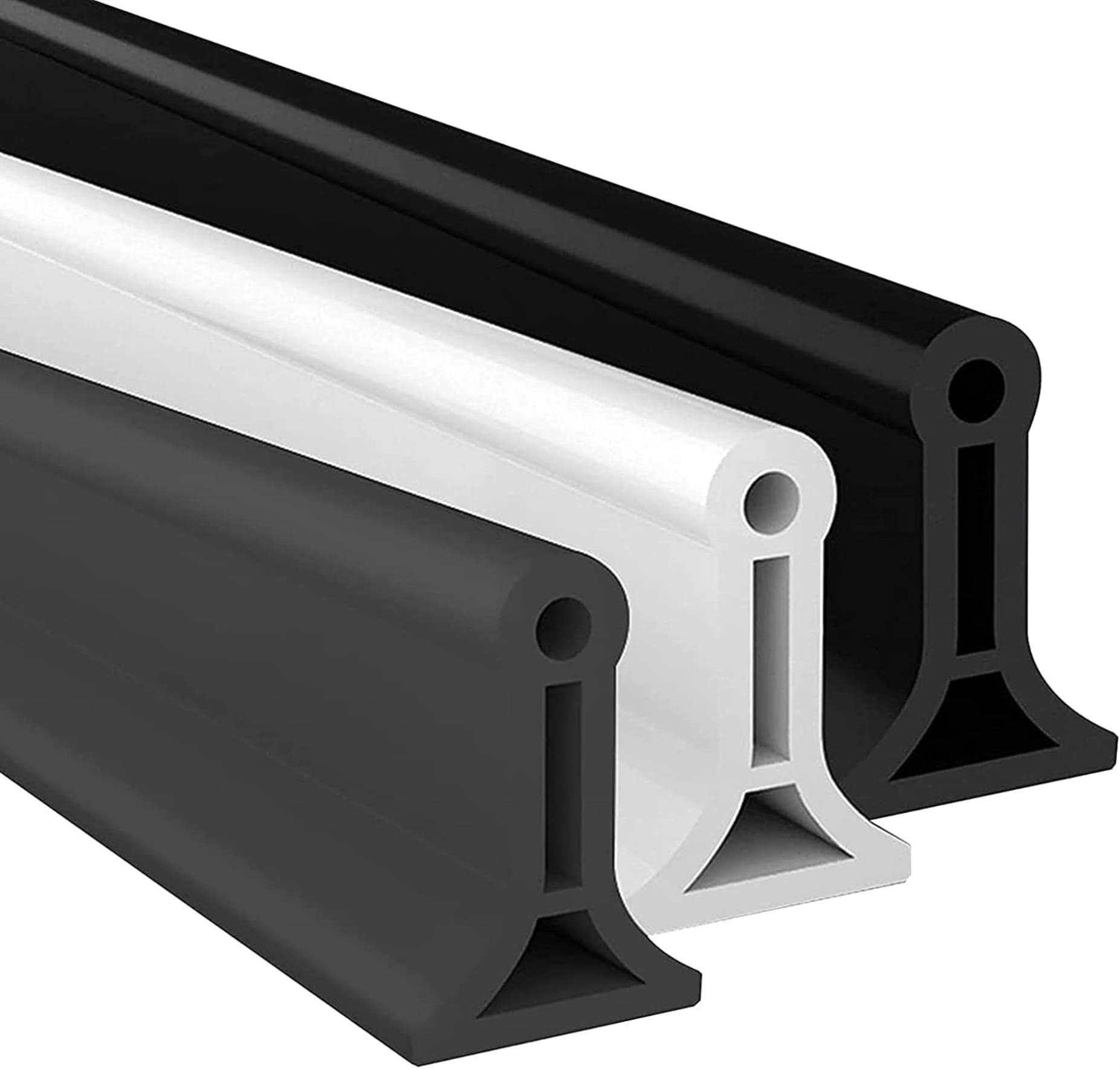 Barriera per pavimenti in silicone per ambienti umidi, Striscia sigillante per piatti doccia, Barriera per doccia, Diga per acqua per pavimenti per stanze umide, bagno, cucina, Diga per doccia in sili