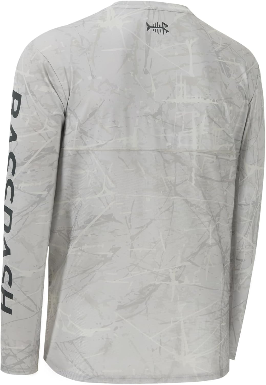 BASSDASH Men’s Camo Fishing Shirts UPF 50+ Long Sleeve Quick Dry Lightweight T-Shirts for Outdoor Hiking Kayaking FS37M