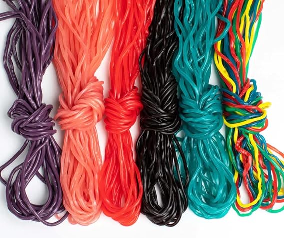 String Licorice Laces, One Pound Gift Bag (Blue Raspberry)