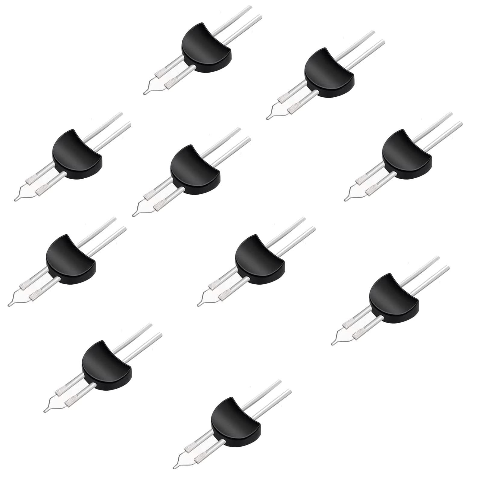 Chispee 10pcs Thread Burner Replacement Tips Thread Burner Tips for Finishing Bead Weaving, Fast Melting Wax, Leather Heat Transfer, and Stringing Projects (10Pcs Replacement Tips)