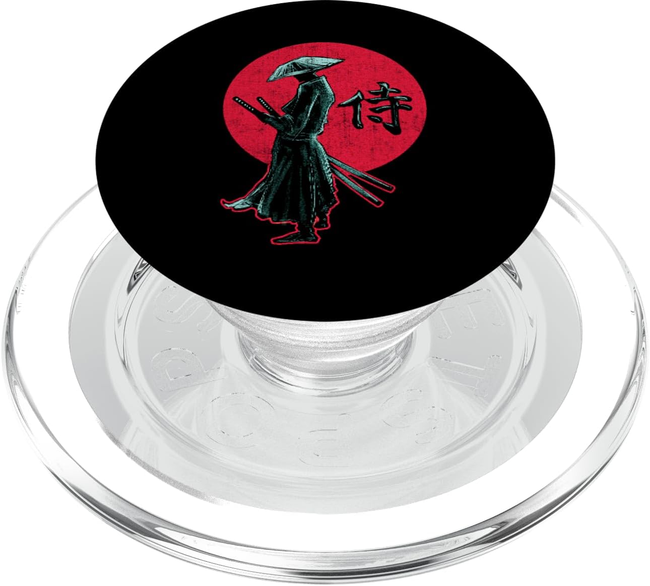 Samurai Sunset Japanese Warrior Sword Manga Anime Nippon PopSockets Grip and Stand for Phones and Tablets PopSockets MagSafe PopGrip for iPhone