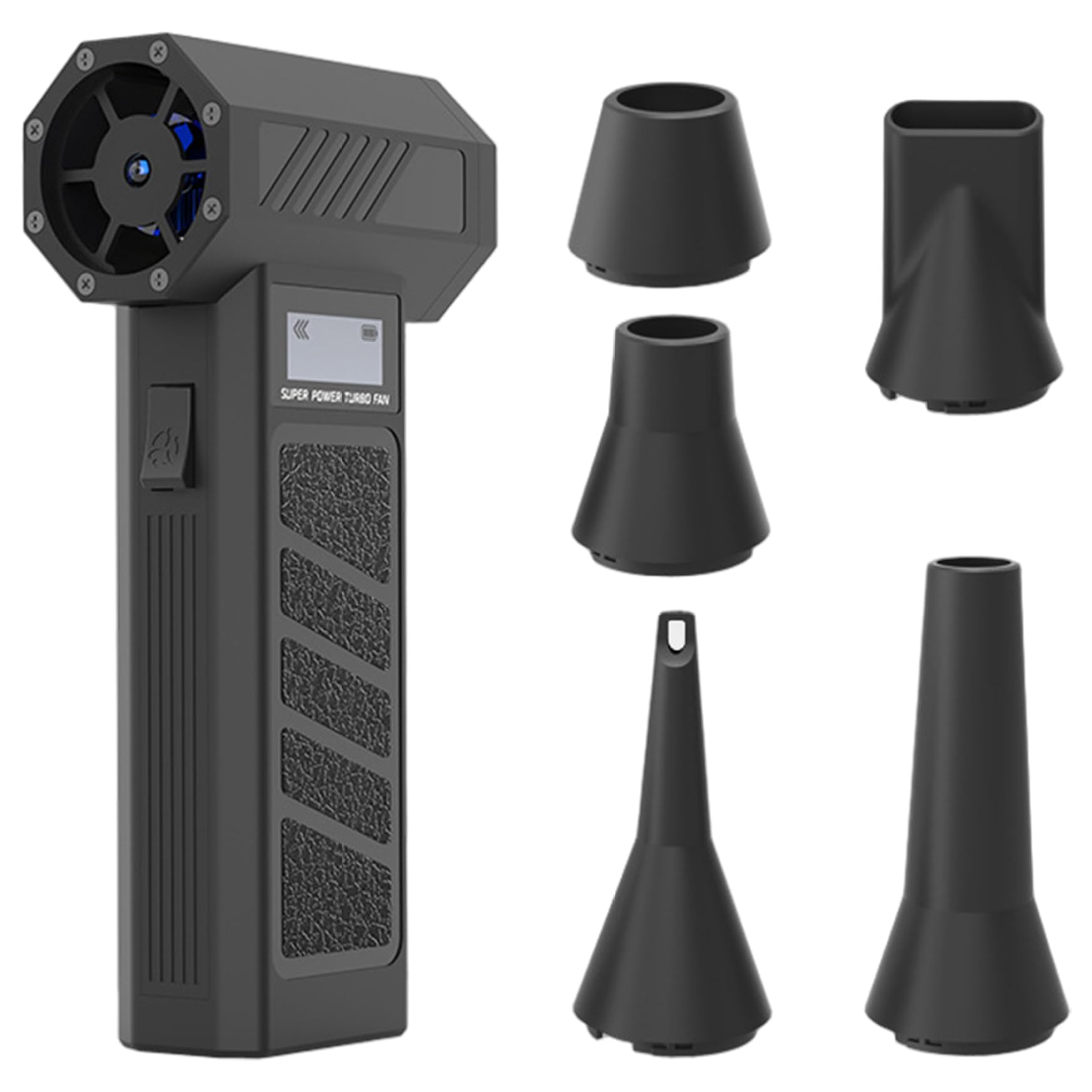 Nettoyez la neige sans rayer votre voiture grâce au ventilateur turbo portatif LED