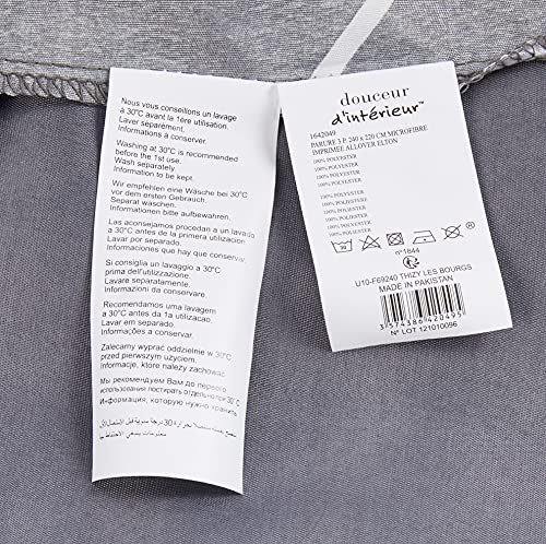 Douceur d'Intérieur beddengoed, dekbedovertrek, polyester, meerkleurig, 220 x 240 cm, polyester, meerkleurig, 140 x 200 cm - Afbeelding 6