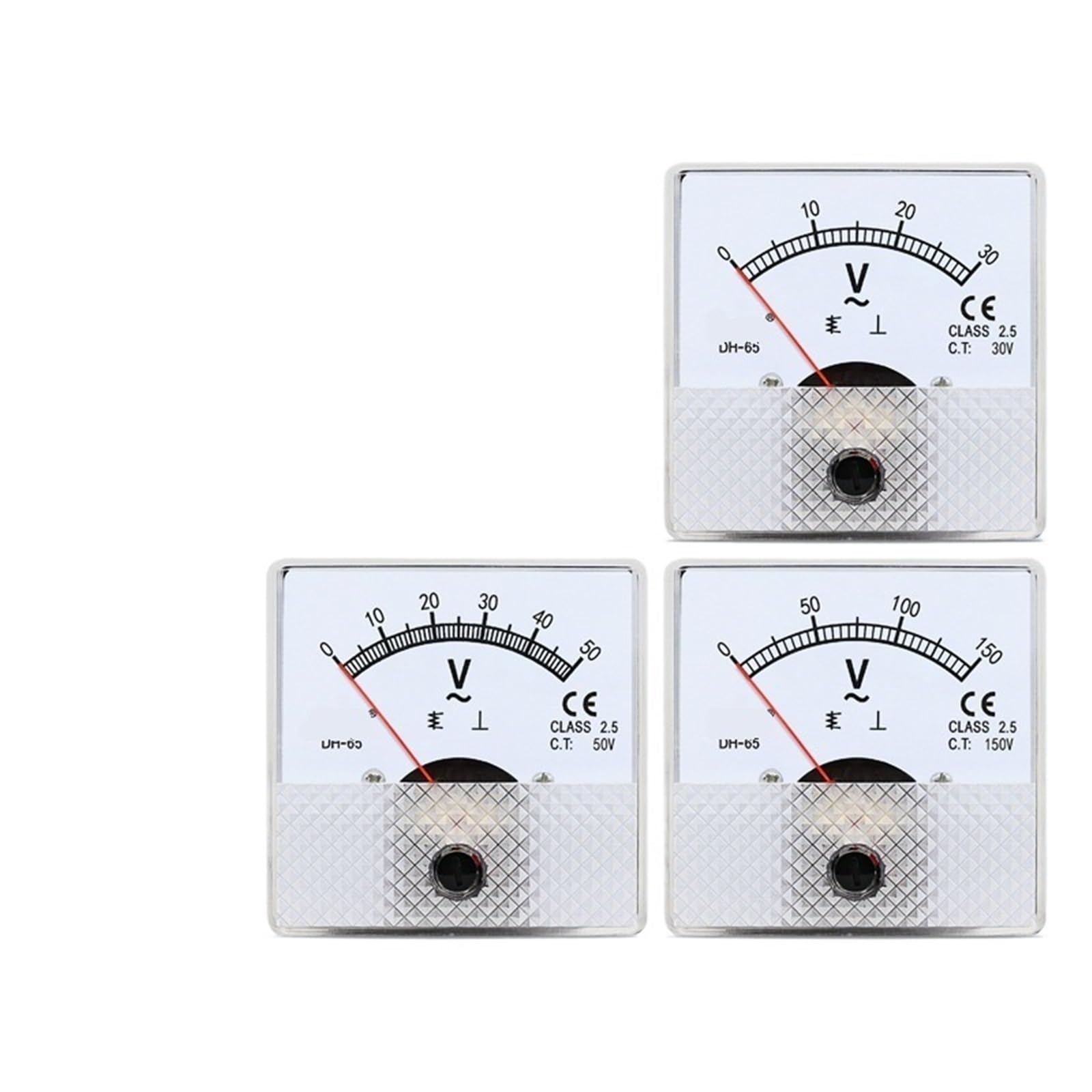 Voltímetro de CA DH-65 (5 V, 10 V, 15 V, 20 V, 25 V, 30 V, 50 V, 75 V, 100 V, 150 V, 200 V, 300 V, 450 V, 500 V, 600 V)(AC VOLTMETER_AC 600V)