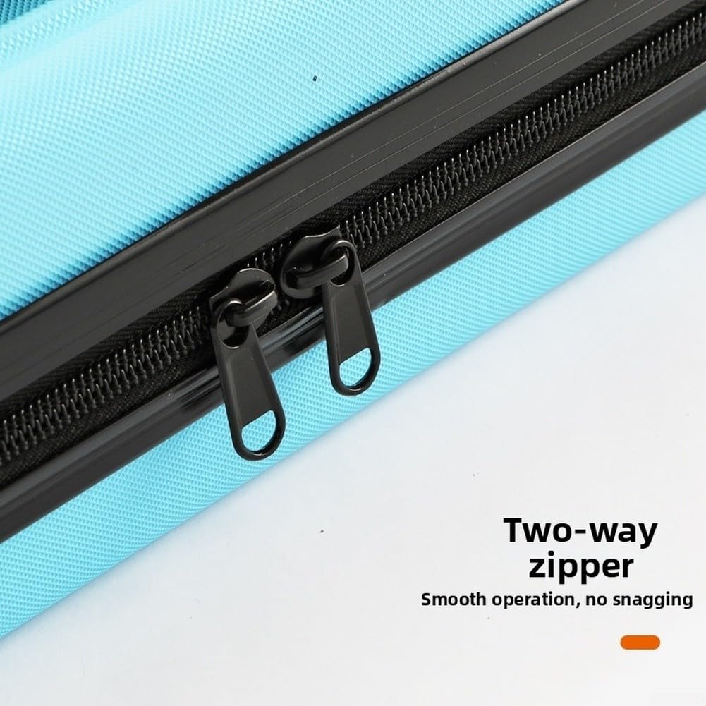 Funda impermeable PVC para caña de pescar 45 cm azul