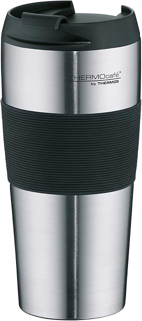 ThermoCafé by THERMOS 4056.205.040 kubek termiczny do kawy na wynos ThermoPro, stal nierdzewna, matowana, 0,4 l, bez BPA