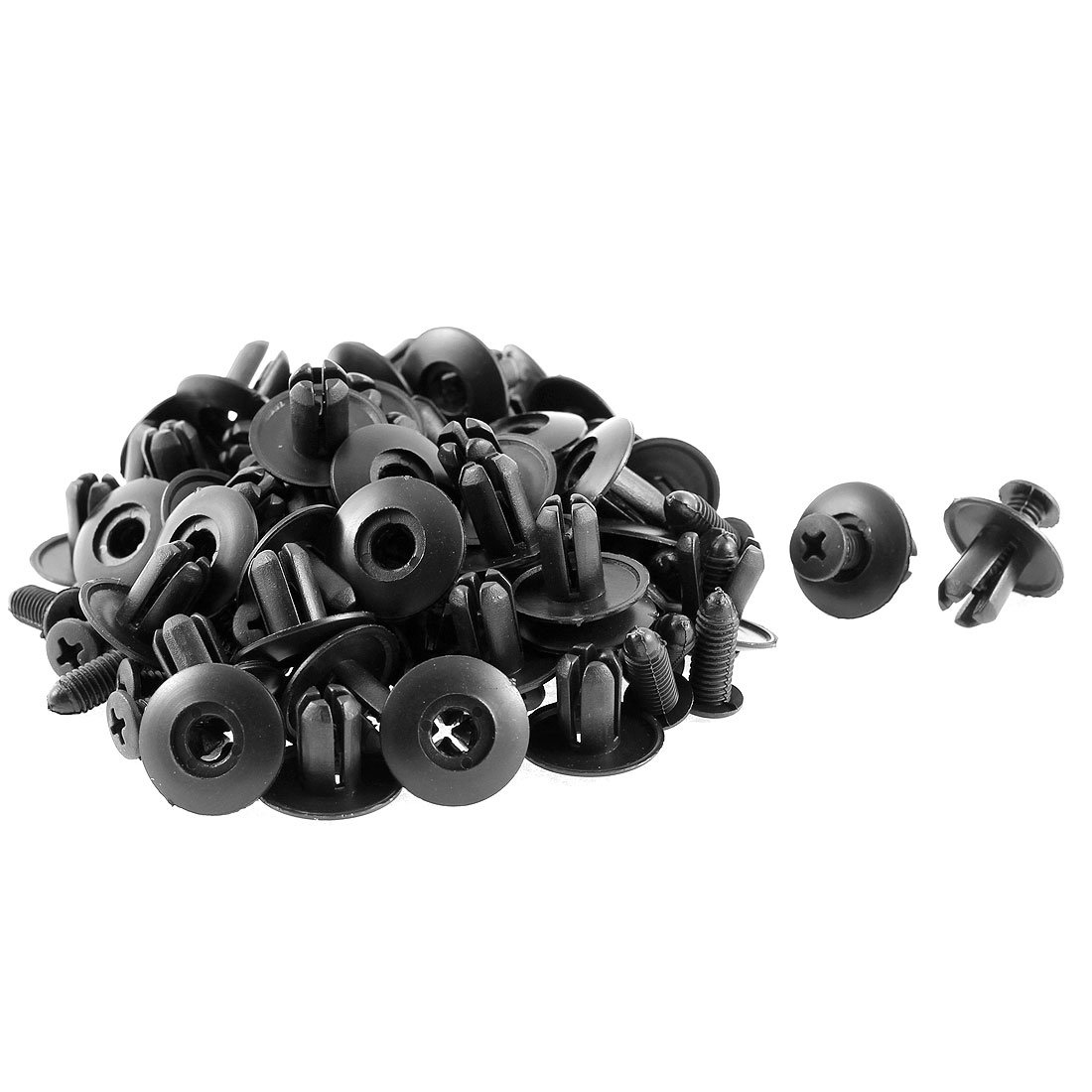 20Pcs Auto Door Panel Clips Fixing Fastener 9mm Hole Car Interior Door Trim Panel Card Clip Rivet Universal For VW Jetta Golf