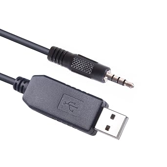 USB Serial Cable for Thorlabs K10CR1/M Stepper Motor Rotation Mount,USB to 3.5mm Stereo Audio Jack TRRS TTL UART Serial Cable