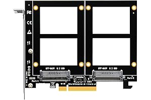 PU21 Dual U.2 SSD to PCIe 4.0 X8 Adapter: The Pinnacle of Connectivity