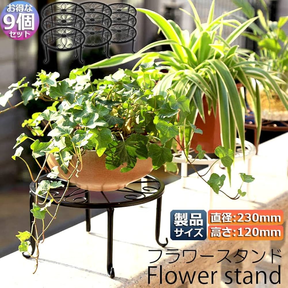 Amazon.co.jp: Flower Stand, Outdoor, Indoor, Stylish, 3