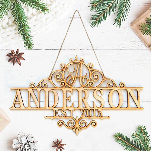 Personalized Established Family Name Custom 1/8