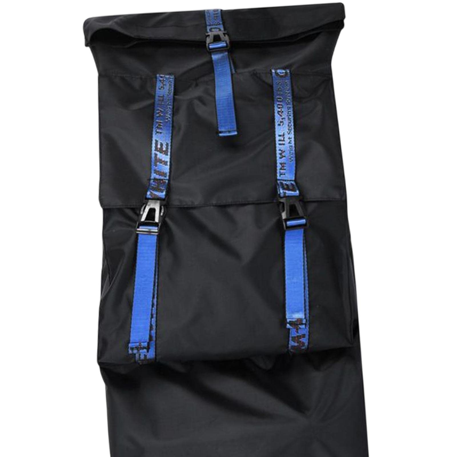 Sac Skateboard Porte-Pochette Sac Épaule Bandoulière Réglable Pochette Protection Pliable en Tissu Oxford Imperméable Pratique Adapté au