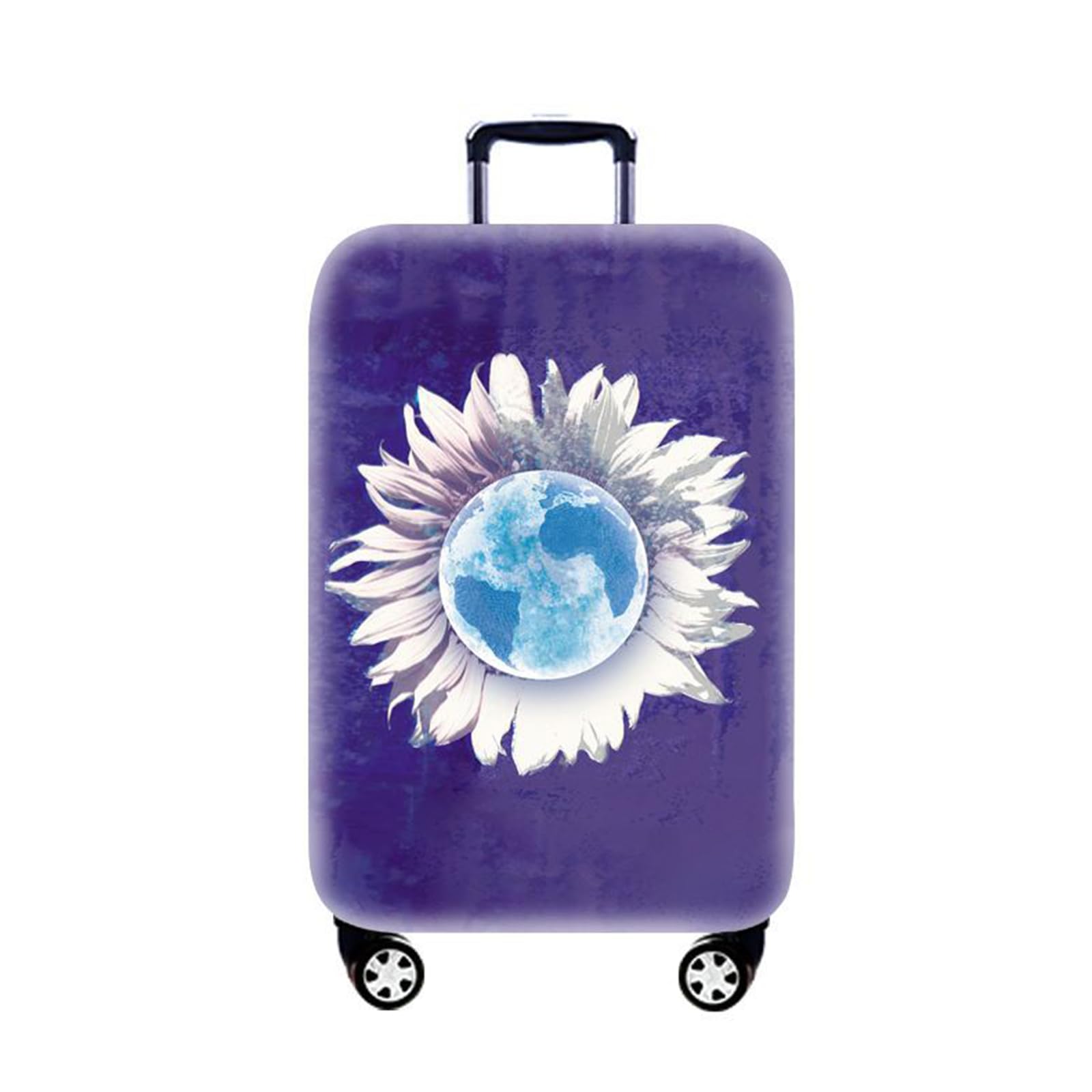 Mateju Housse De Valise Élastique – Motif 3D, Spandex, Lavable, Taille XL Pour Bagages 29-32″