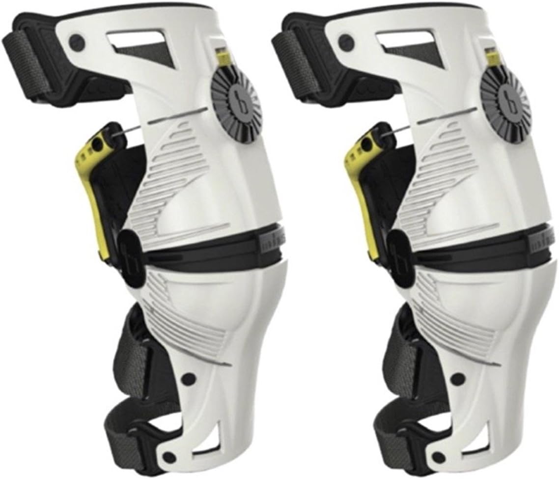 Mobius X8 Knee Braces XXS White / Acid Yellow