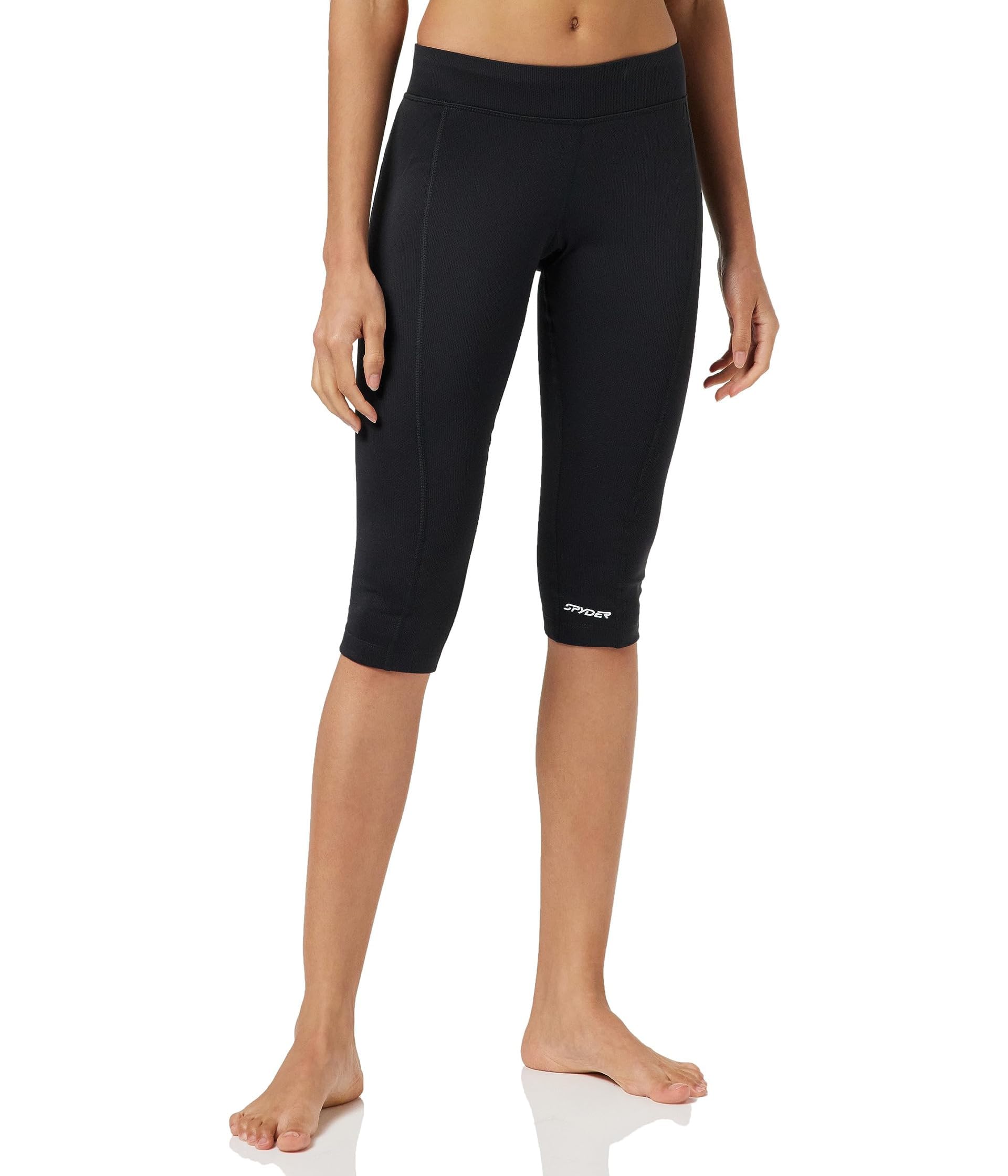 Spyder Charger 3/4 Pants, Women Baselayer Black