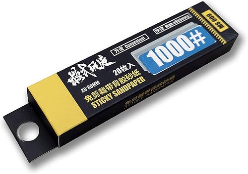 Miniatura 6 de Herramientas de lijado abrasivo impermeable mojadoseco pegajoso papel de lija para madera, metal y pulido automotriz 100pcs