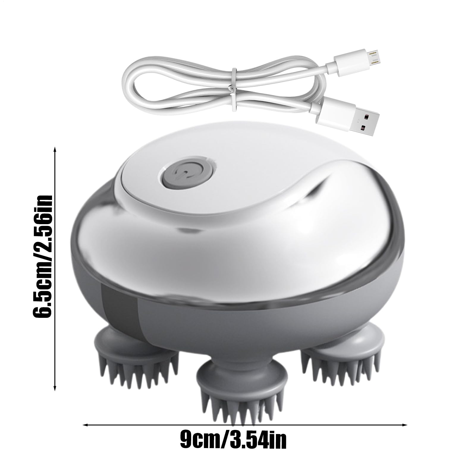 Stimulateur Capillaire Pour Pousse Des Cheveux | Appareil De Massage Du Cuir Chevelu Utilisable À Sec Et Sous La Douche,3 Modes Réglables Stimulateur Électrique Portable Anti Chute Activation