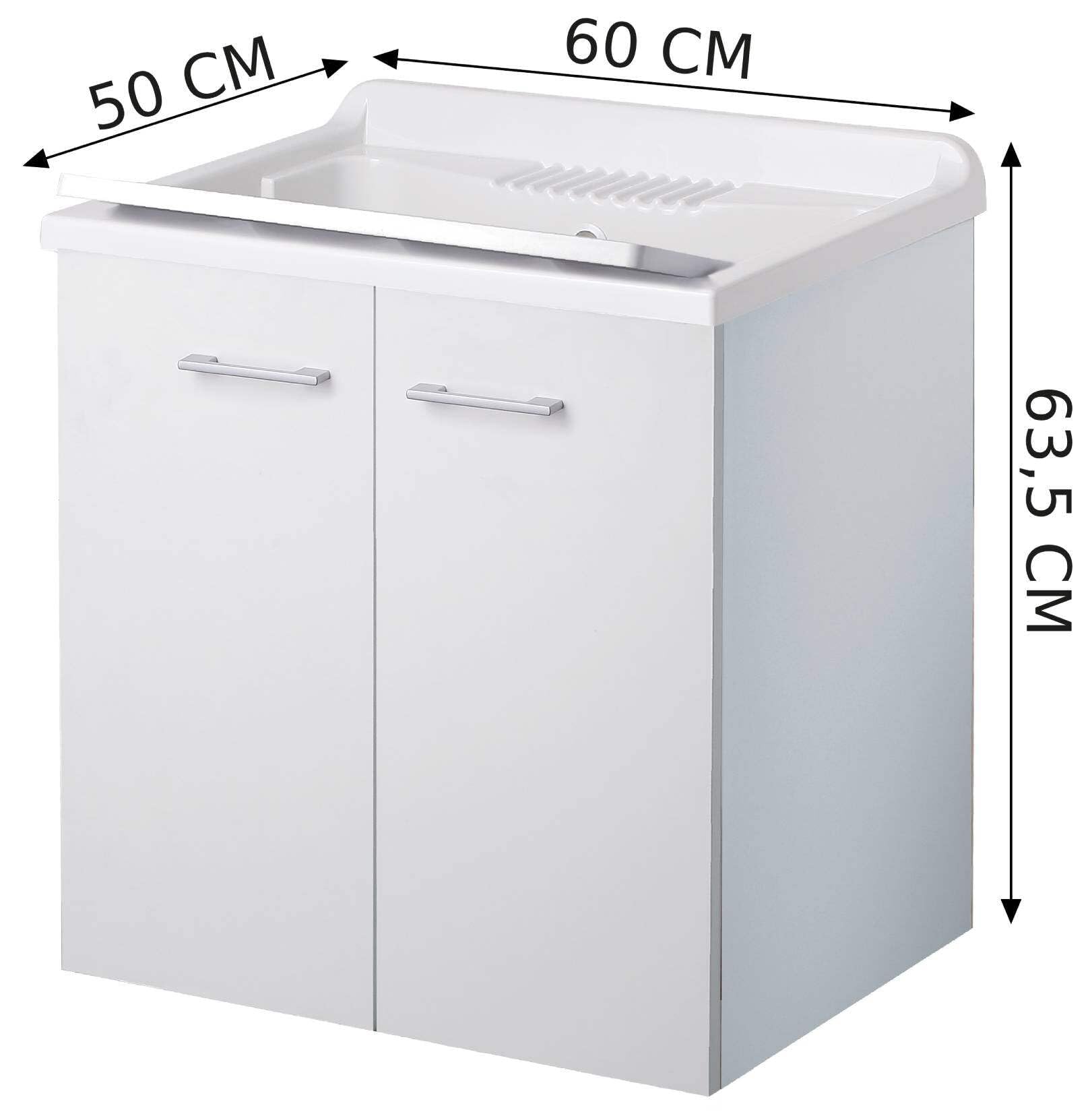 Negrari Lavatoio sospeso 60x50 con Doppia Anta