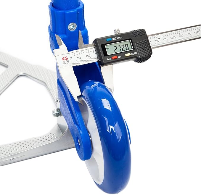Carretilla plegable de mano, capacidad 200 lbs, azul miniatura 7