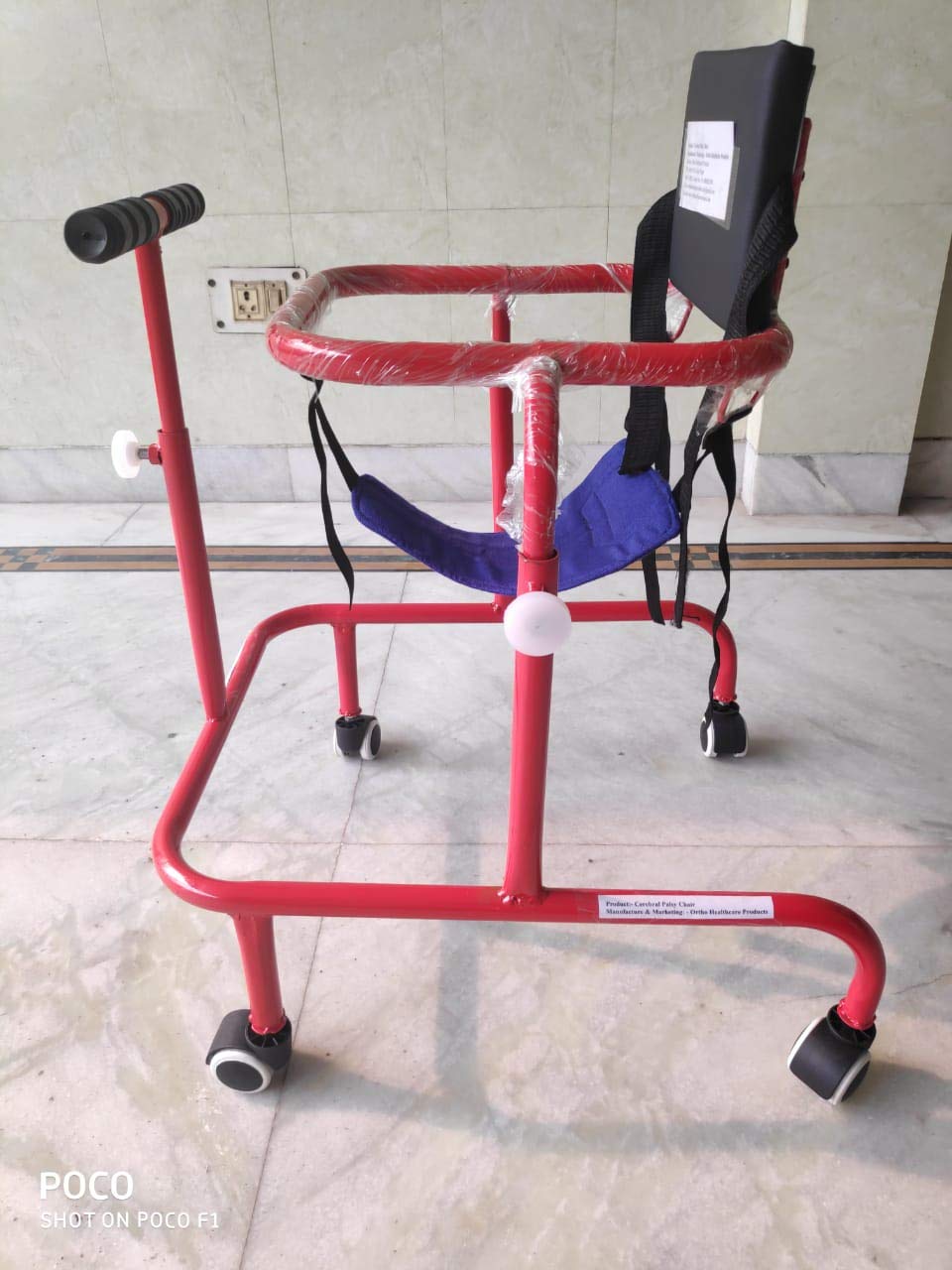 Ortho Healthcare Products OHP CP Walker for Child -HITE adjustable cerebral palsy walker with body supporting chest belt (RED) Ortho Healthcare Products OHP CP Walker for Child -HITE adjustable cerebral palsy walker with body supporting chest belt (RED)