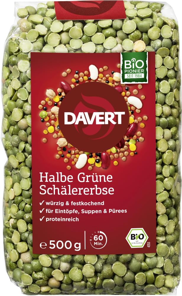 Halbe Grüne Schälerbsen 6 x 500 g
