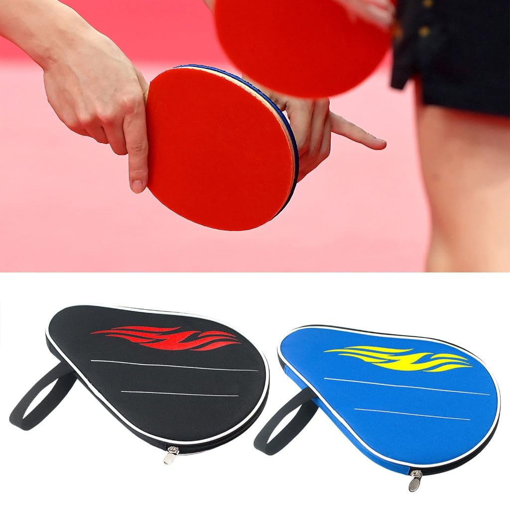 Greabuy Versatile Table Tennis Bat Bag with Padded Protections for Racket Holder for Players of All Levels Racket Organizers